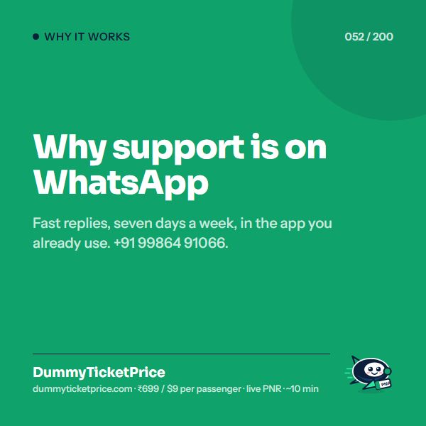Why support is on WhatsApp. Fast replies, seven days a week, in the app you already use. +91 99864 91066.